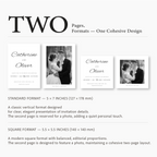 Timeless Cursive Wedding Invitation