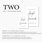 Minimal Modern Entrance Sign