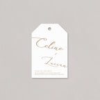 Signature Name Thank You Favor Tag