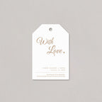 Modern Script Thank You Favor Tag