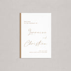 Modern Ceremony Welcome Sign