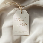 Screen capture of customizing a luxury minimal wedding favor tag template
